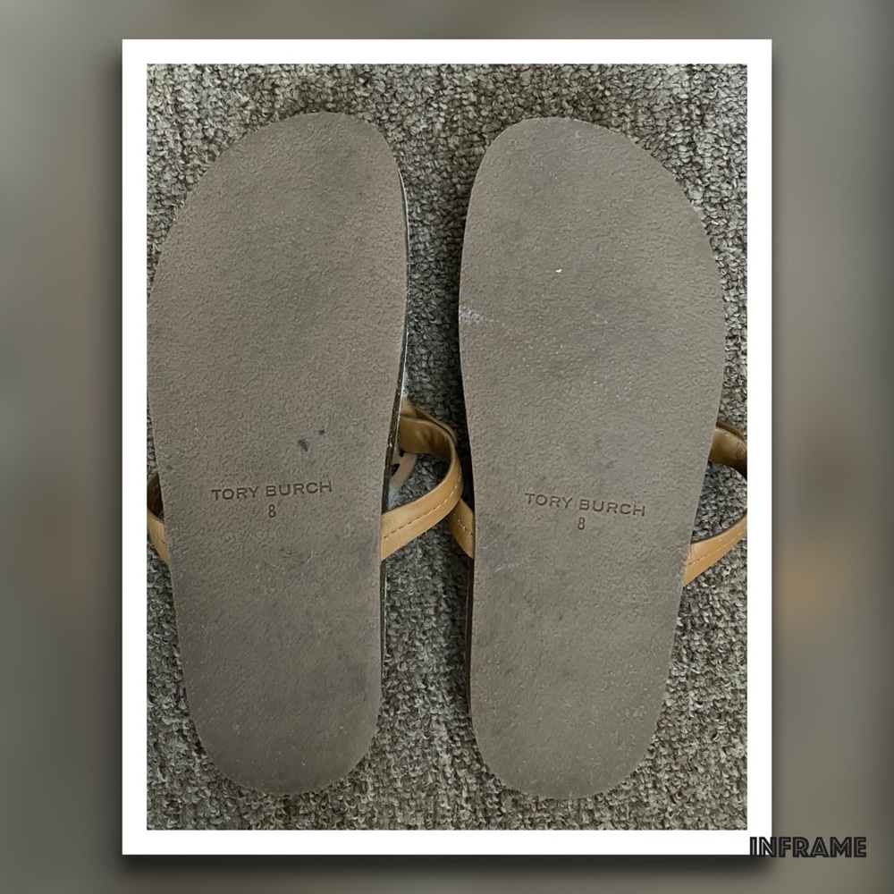 Tory Burch Miller Cloud Shearling Thong Sandals - Picture 4 of 4
